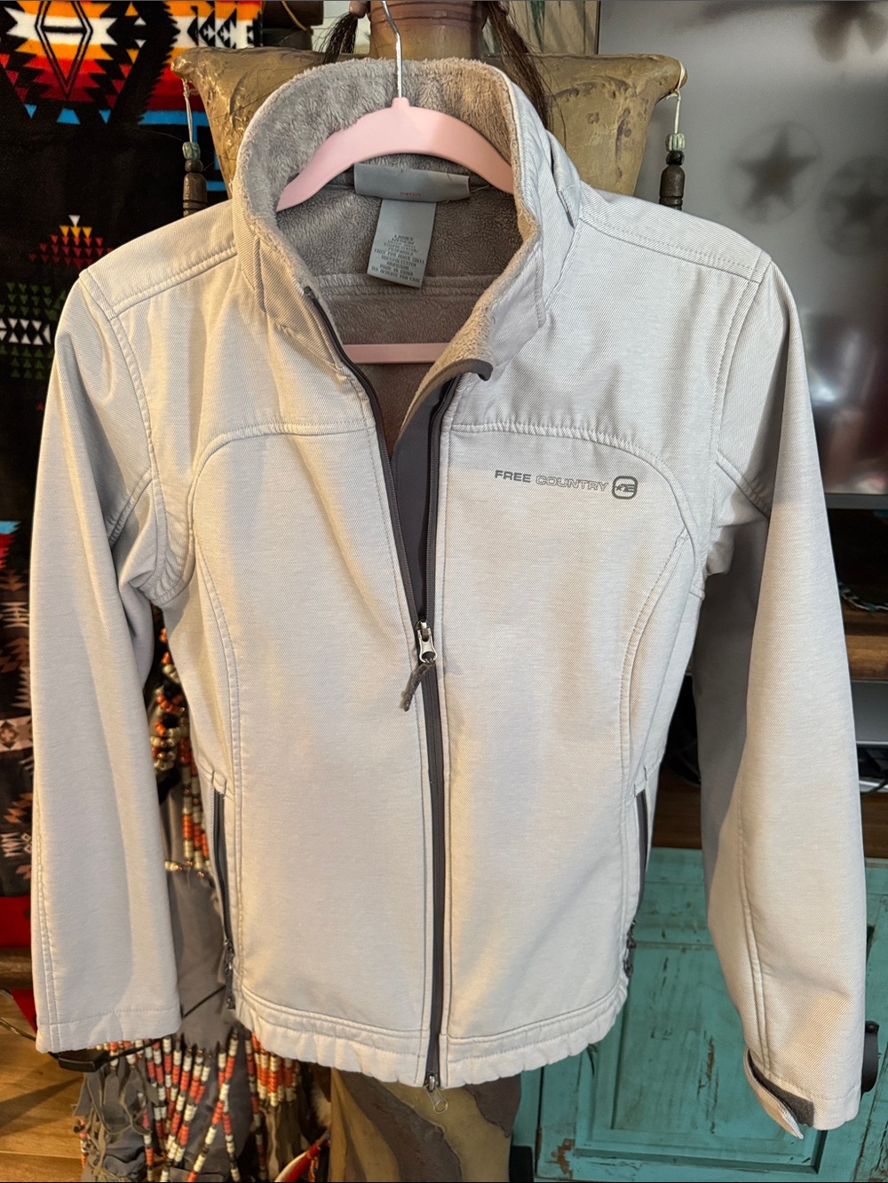 Free Country Light Gray Softshell Jacket